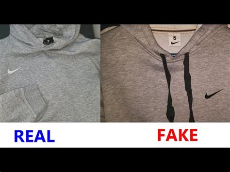 fake nike hoodie vs real|nike sweatshirt counterfeit.